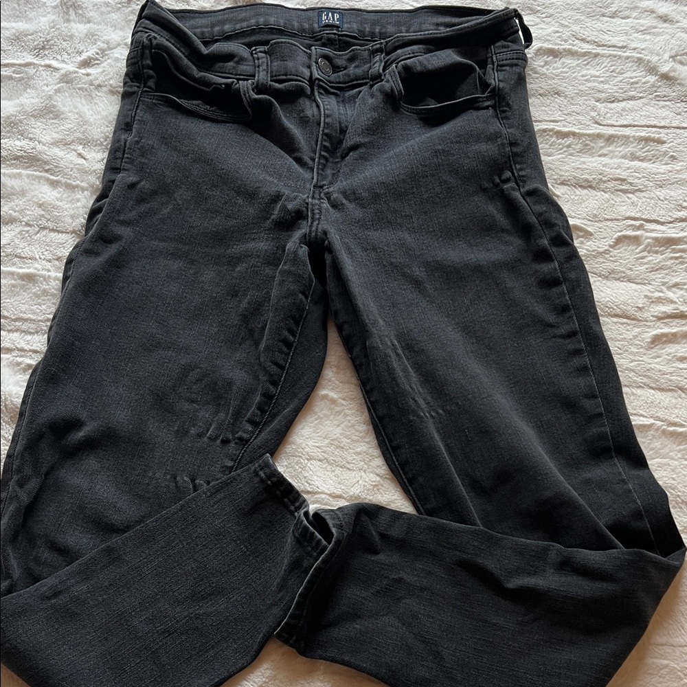 GAP Women's Dark Charcoal Skinny Jeans